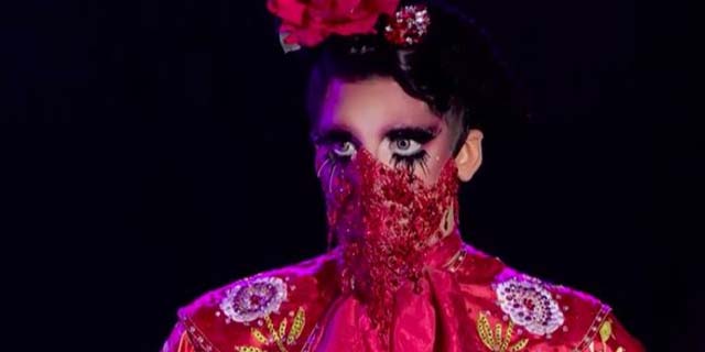 Valentina performs at Cruz for Holy Trannity