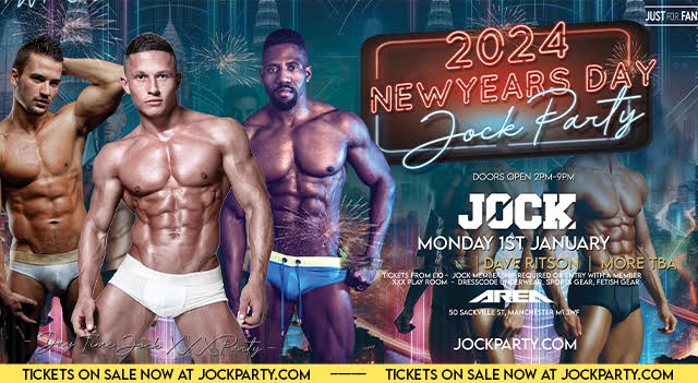JOCK Manchester Hosts New Year’s Day XXX Party: A Clubbing and Cruising Extravaganza