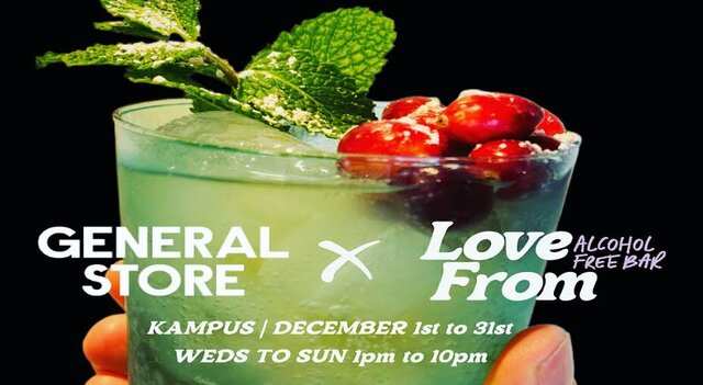 Alcohol free bar, Love From, announces upcoming festive collabs with General Stores and Feel Good Club