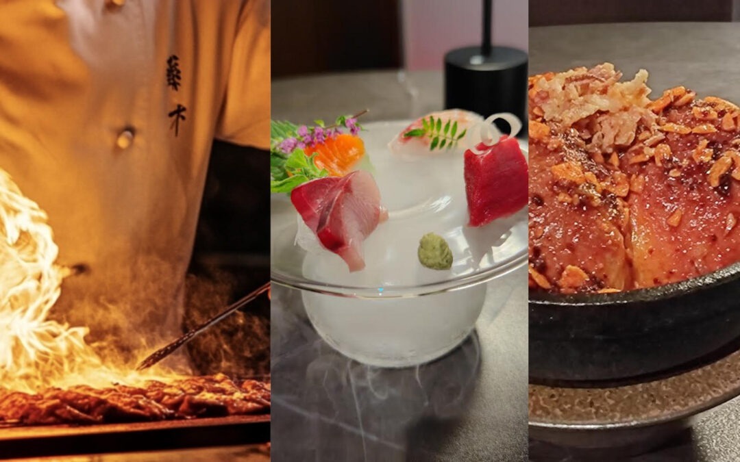 Fire based dining at KAJI