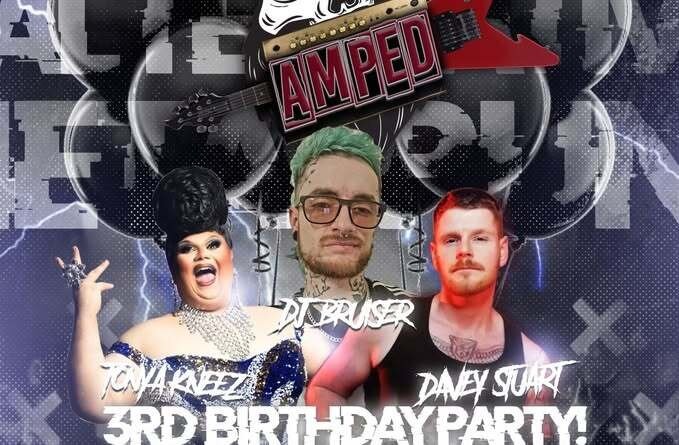 Amped turns 3 at Eagle Bar - Canal Street Manchester